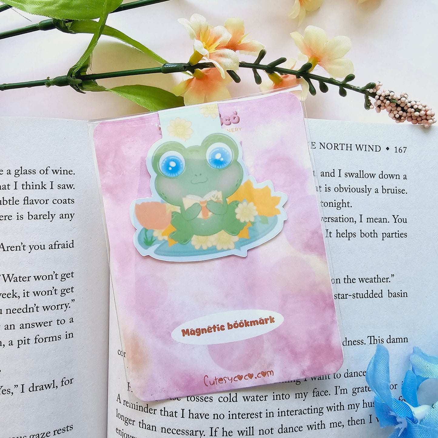 Reading Froggy Magnetic Bookmark