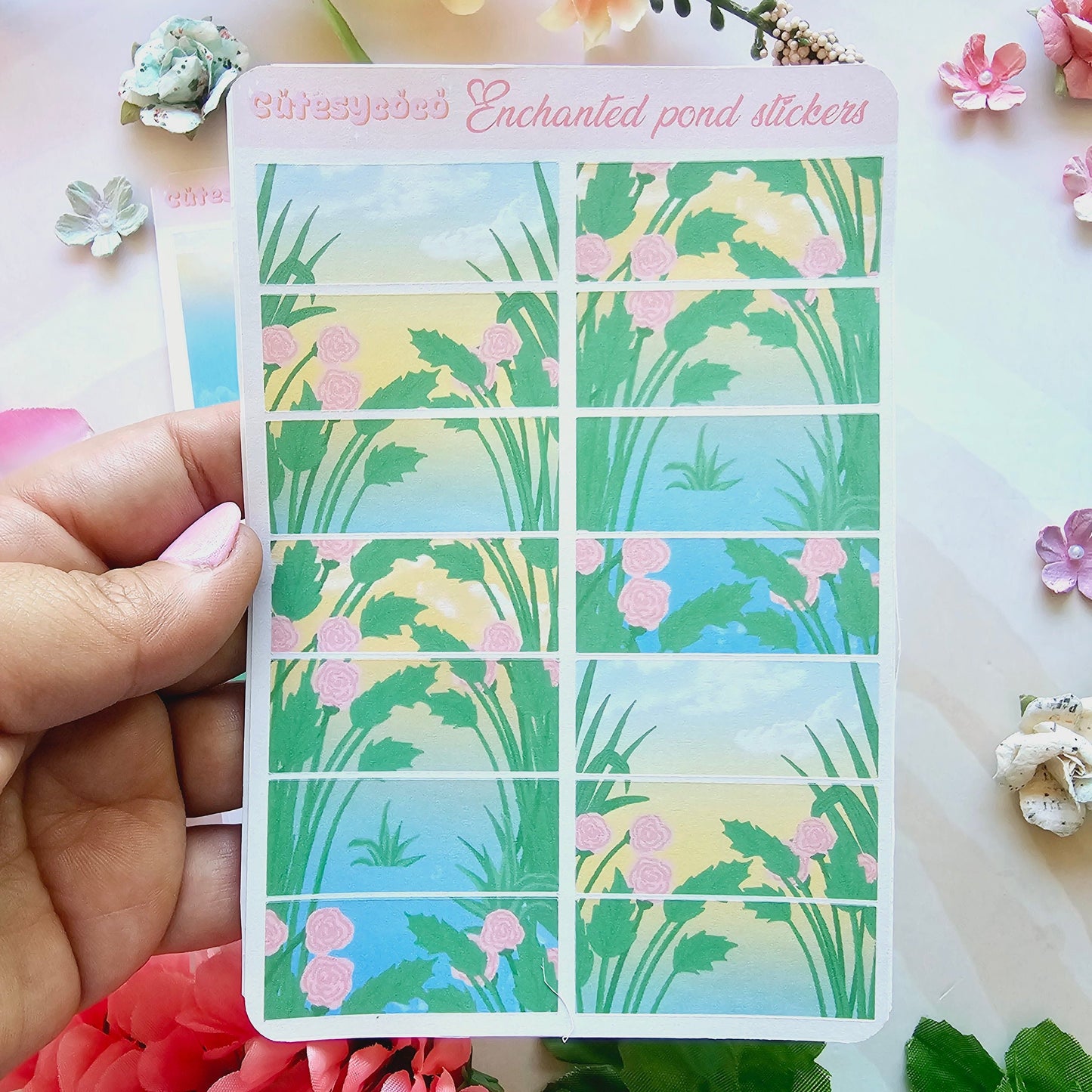 Enchanted Pond Bullet Journal Stickers