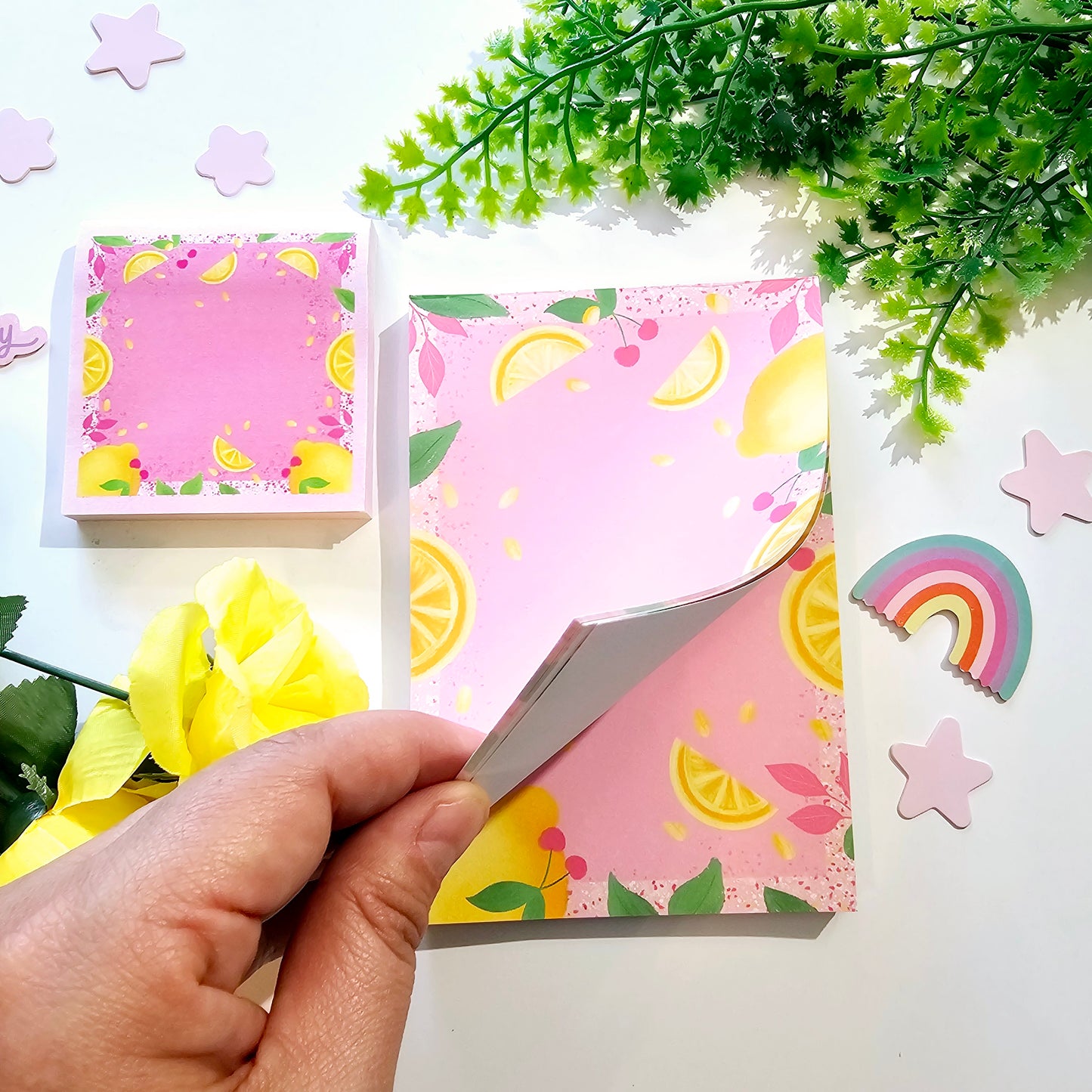 Lemon pink Notepads