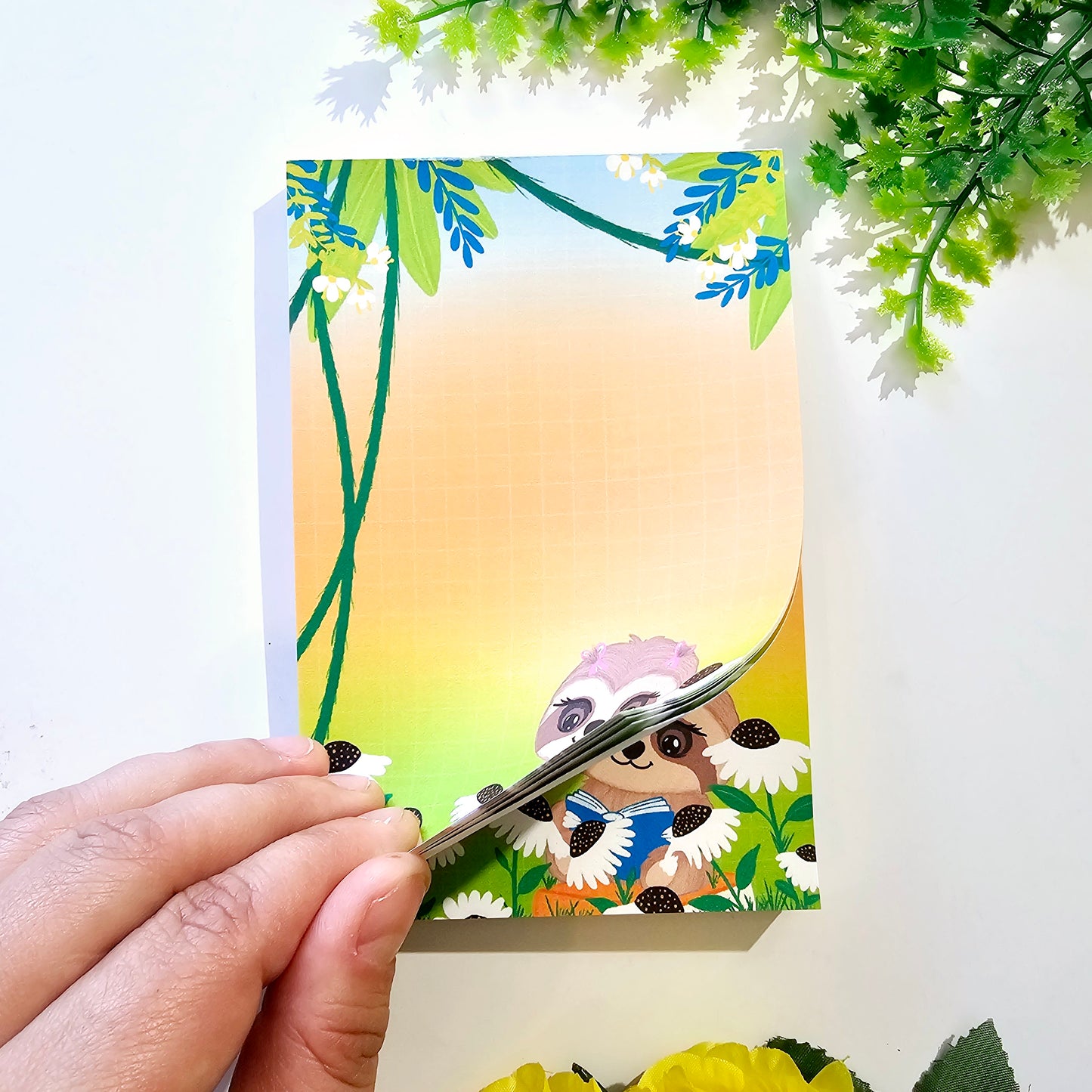 Sloth bookish Notepads