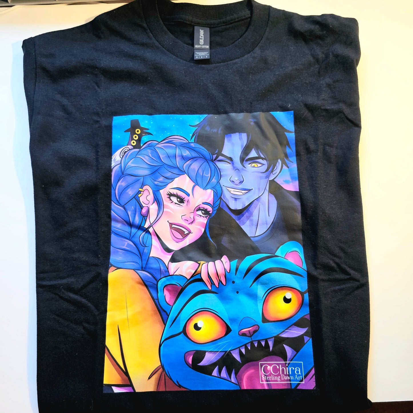 Kpop Demon Hunters Tiger Shirt, Derpy Anime Tiger T-shirt