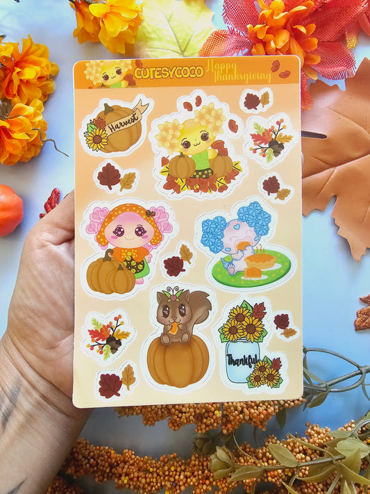FALL COCOS STICKER SHEET