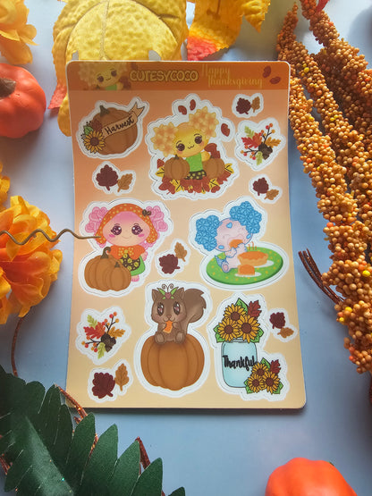 FALL COCOS STICKER SHEET