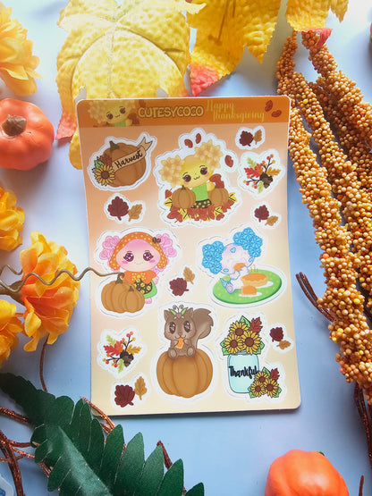 FALL COCOS STICKER SHEET
