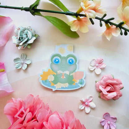 Reading Froggy Magnetic Bookmark