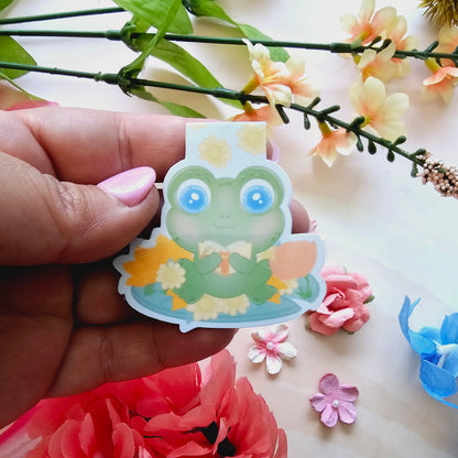 Reading Froggy Magnetic Bookmark