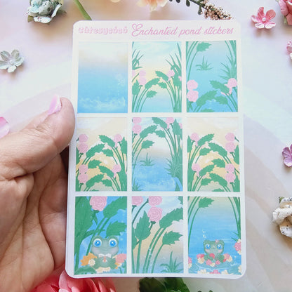 Enchanted Pond Bullet Journal Stickers