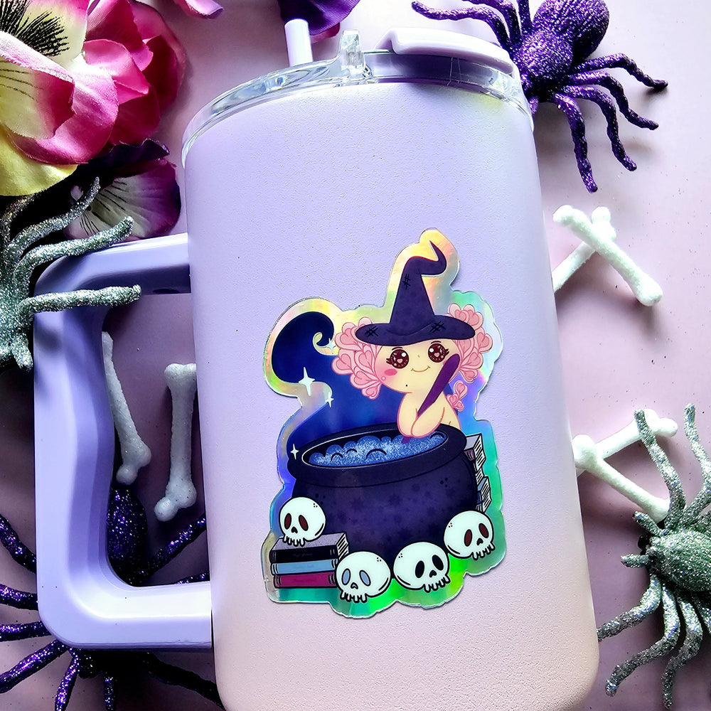 
                  
                    Holographic witch Kawaii Stickers
                  
                