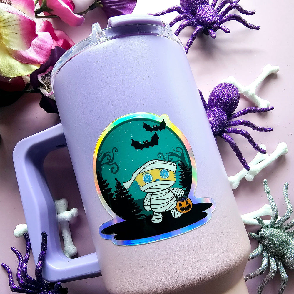 
                  
                    Holographic mummy Kawaii Stickers
                  
                