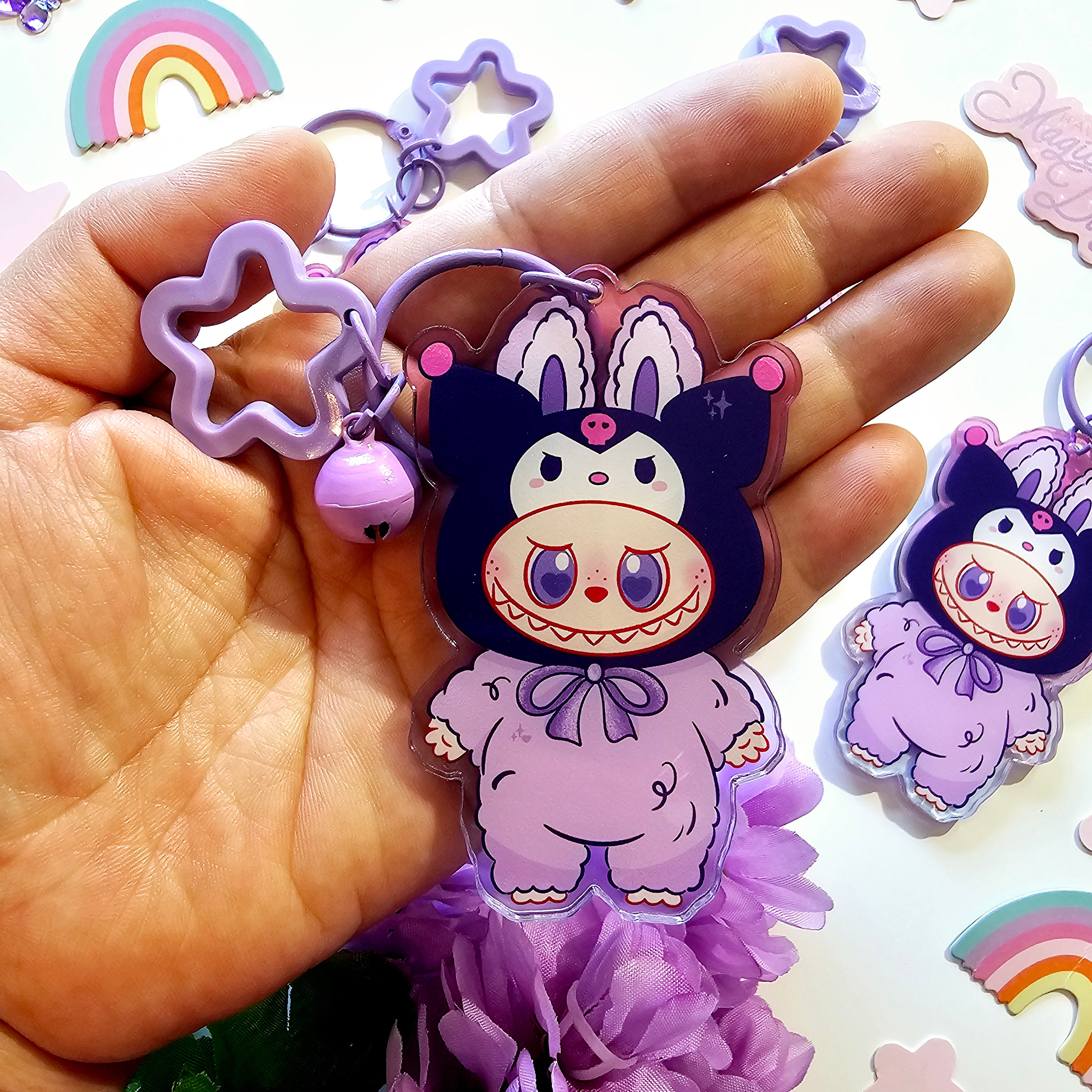 LABUBU MYAKU-MYAKI キーホルダー free-world_labubu-myaku-figure