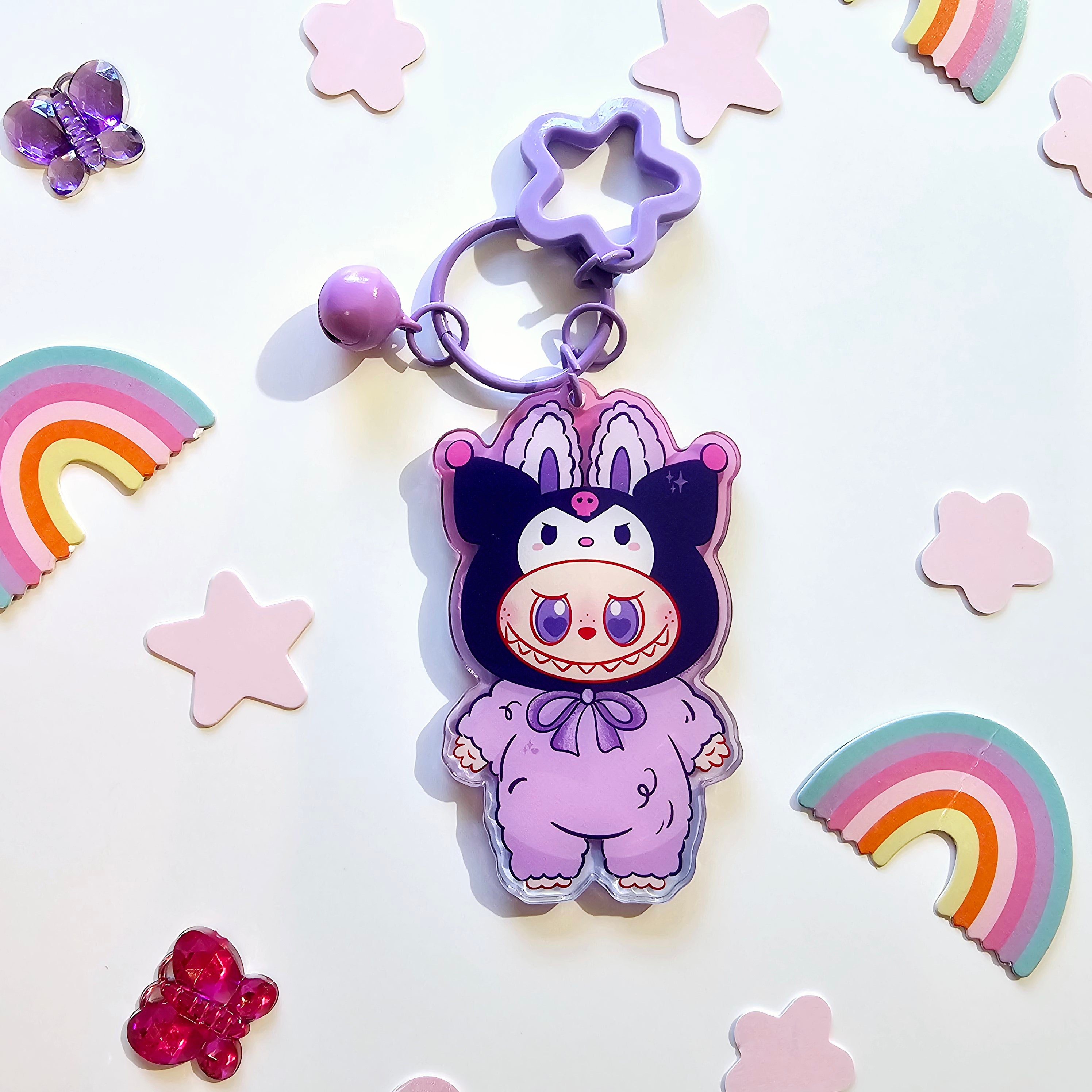 kuku.mimimi Mimi x Sanrio Kuromi Doll Keychain – Hello Discount Store