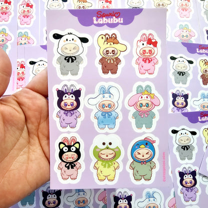 SANRIO STICKER SHEET
