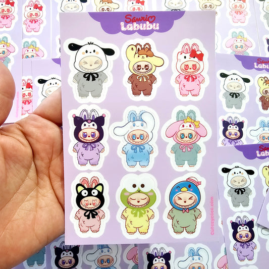 SANRIO STICKER SHEET
