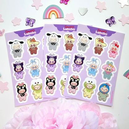 SANRIO STICKER SHEET
