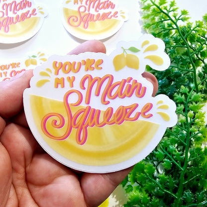 Lemon pink stickers