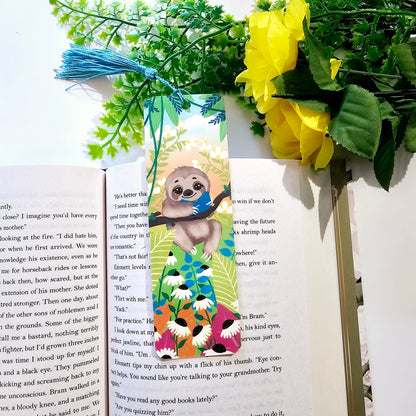 Sloth bookish Bookmark
