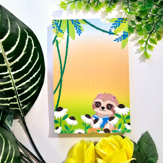 Sloth bookish Notepads