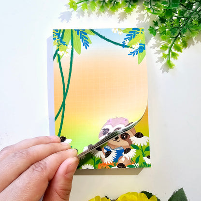 Sloth bookish Notepads