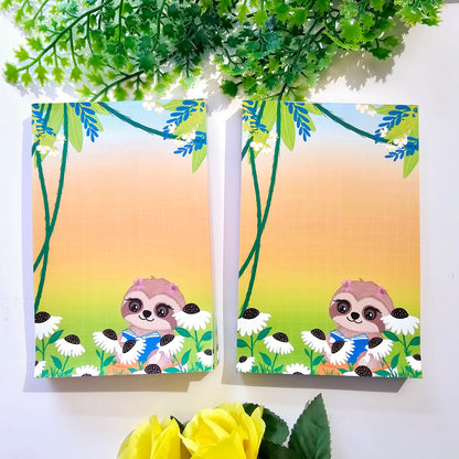 Sloth bookish Notepads