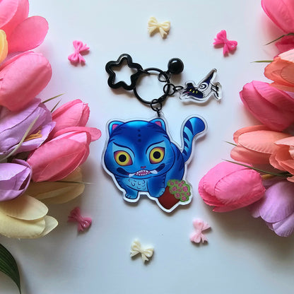 KPOP Derpy Tiger KEYCHAIN