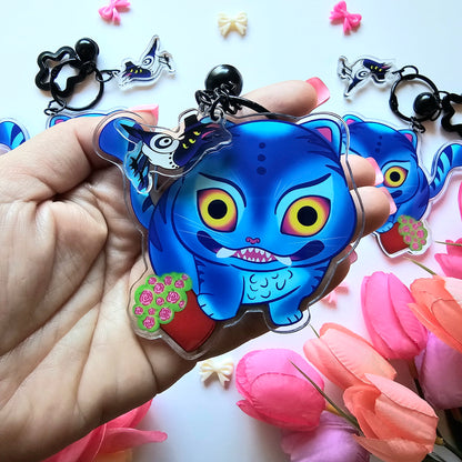 KPOP Derpy Tiger KEYCHAIN