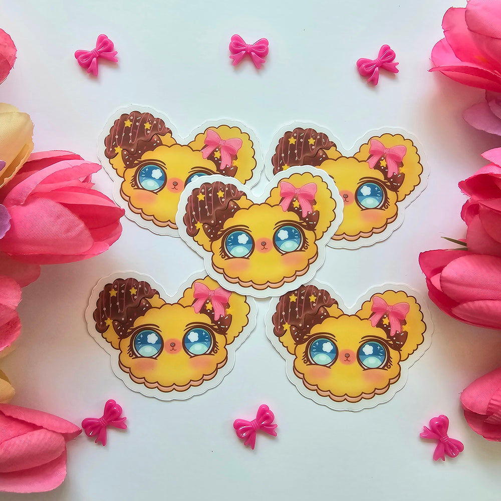 COTTON PUFF COOKIE STICKER