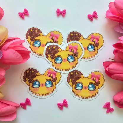 COTTON PUFF COOKIE STICKER