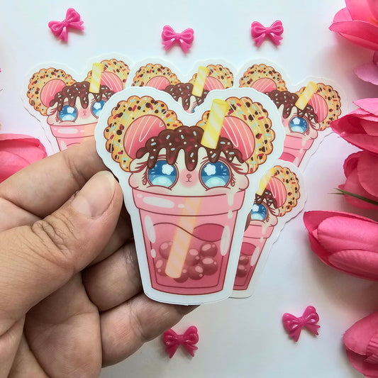 COTTON PUFF BOBA TEA