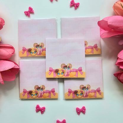 COTTON PUFF BAKERY STICKY NOTE
