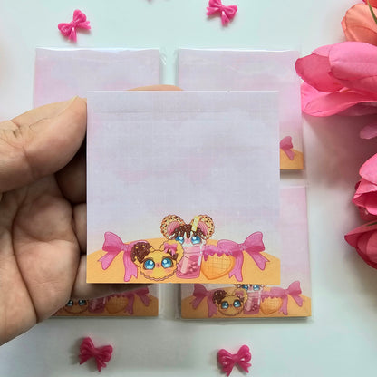 COTTON PUFF BAKERY STICKY NOTE