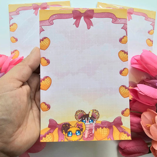 COTTON PUFF BAKER NOTEPAD