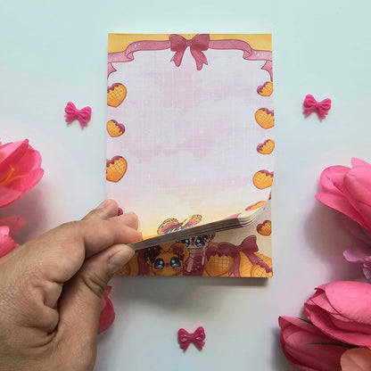 COTTON PUFF BAKER NOTEPAD