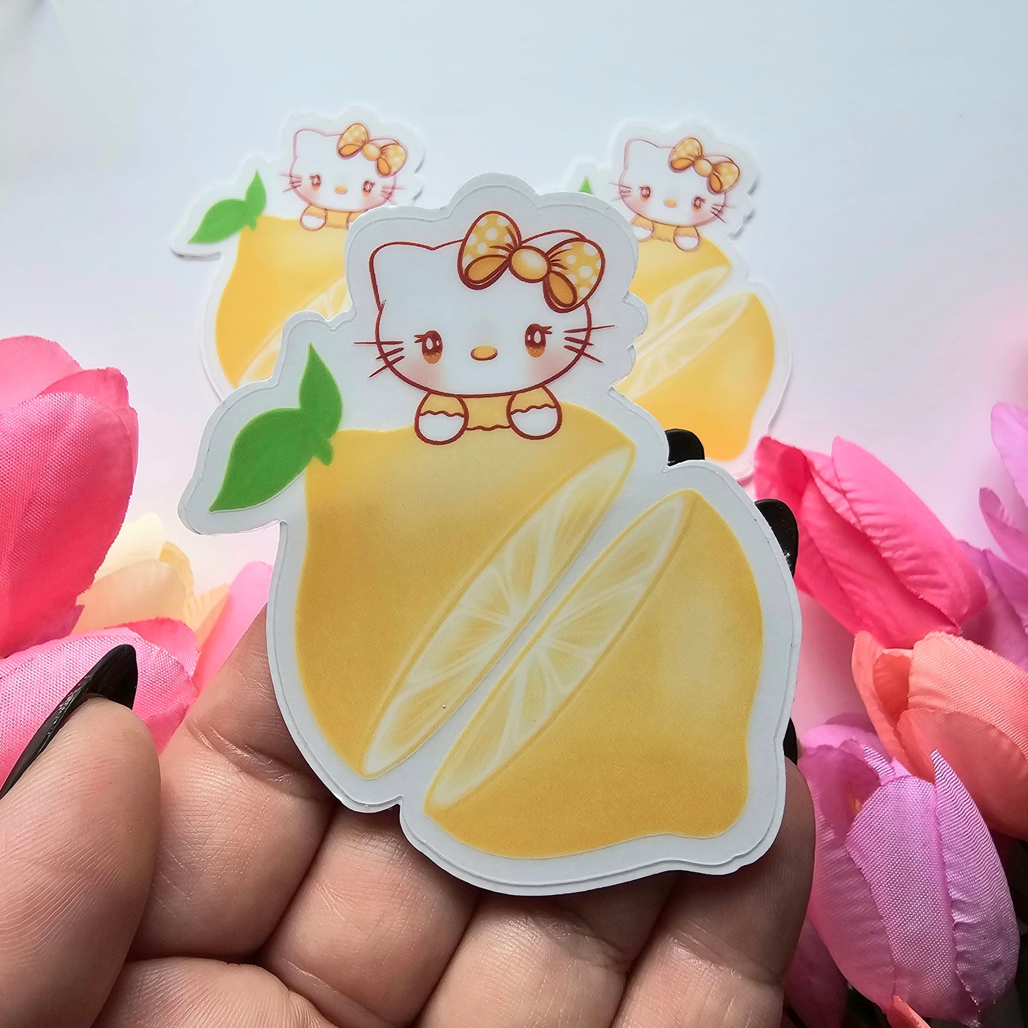 LEMON HELLO KITTY  STICKER