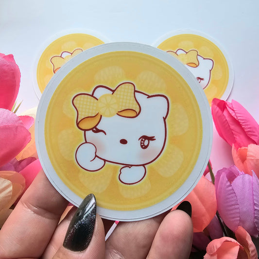 LEMON FACE HELLO KITTY STICKER