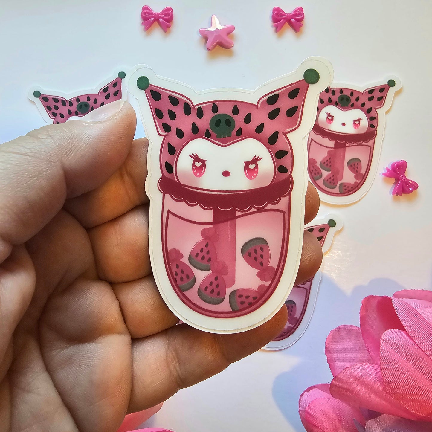 KUROMI WATERMELON STICKERS