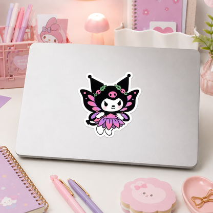 Kawaii Goth Fairy Waterproof Sticker