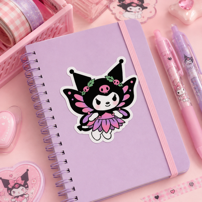 Kawaii Goth Fairy Waterproof Sticker