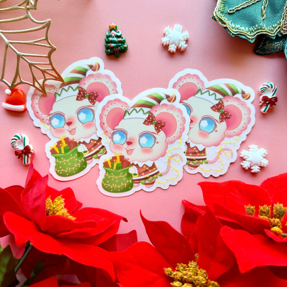 
                  
                    COTTON PUFF ELF HELPER STICKER
                  
                