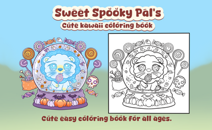 SWEET SPOOKY COLORING BOOK