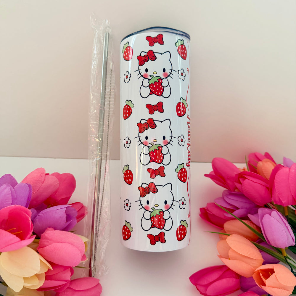 HELLO KITTY STRAWBERRY TUMBLER