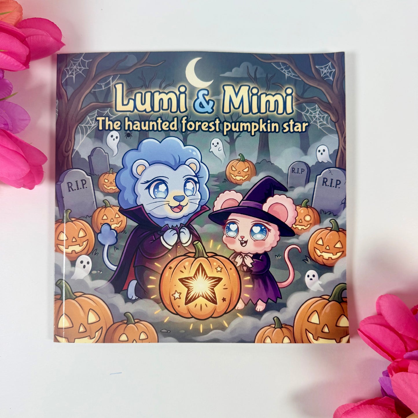 Lumi & Mimi: The Haunted Forest Pumpkin Star Coloring Book