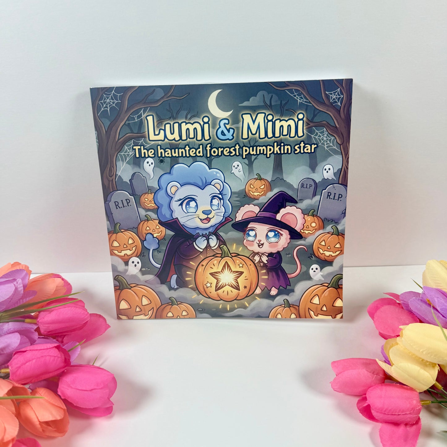 Lumi & Mimi: The Haunted Forest Pumpkin Star Coloring Book