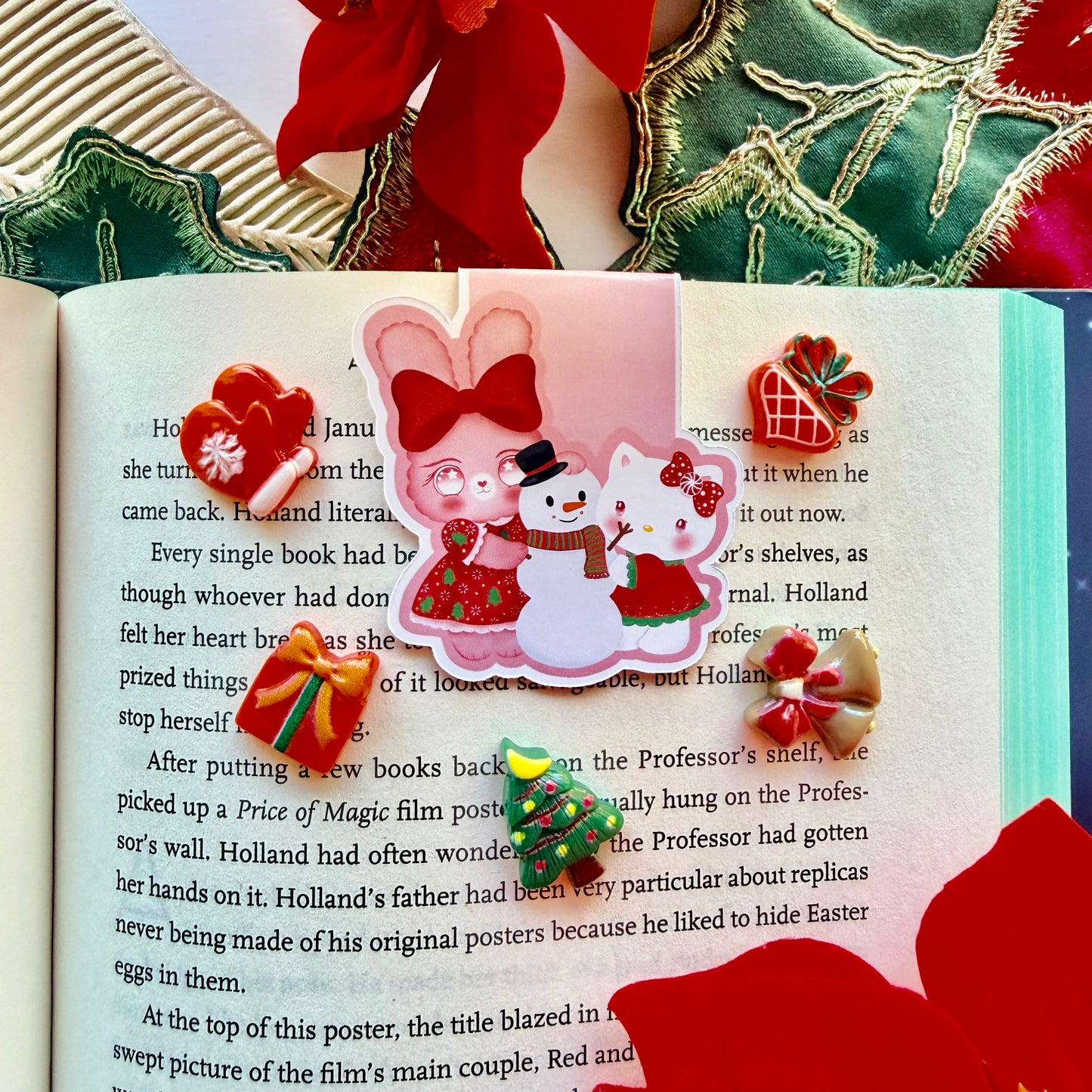 LILLY AND KITTY MAGNETIC BOOKMARK