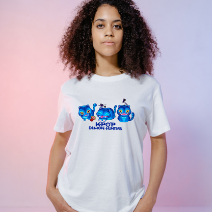 Kpop Demon Hunters Tiger Shirt, Derpy Anime Tiger T-shirt