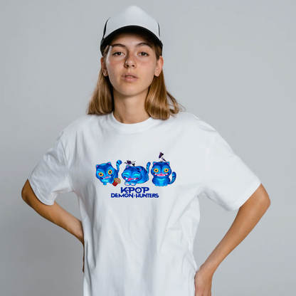 Kpop Demon Hunters Tiger Shirt, Derpy Anime Tiger T-shirt