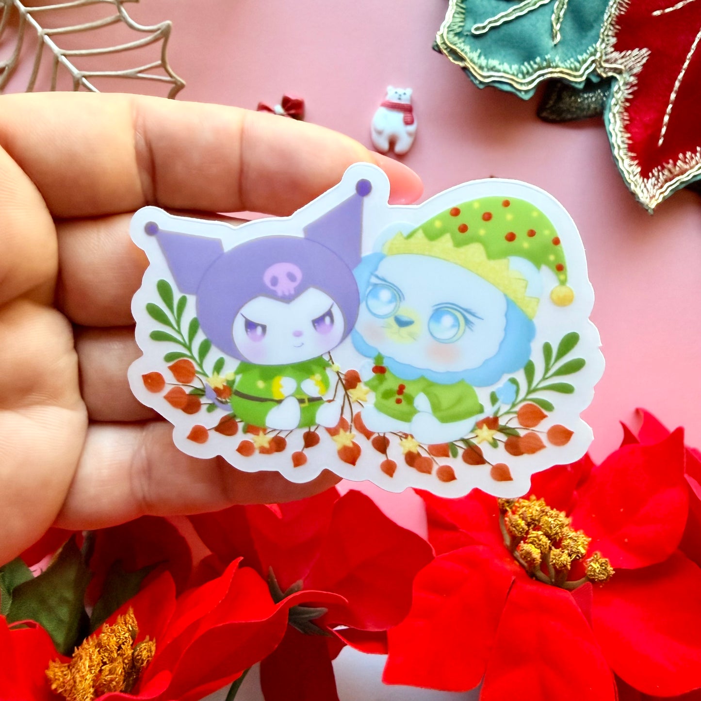 ROARY ELF CHRISTMAS STICKER