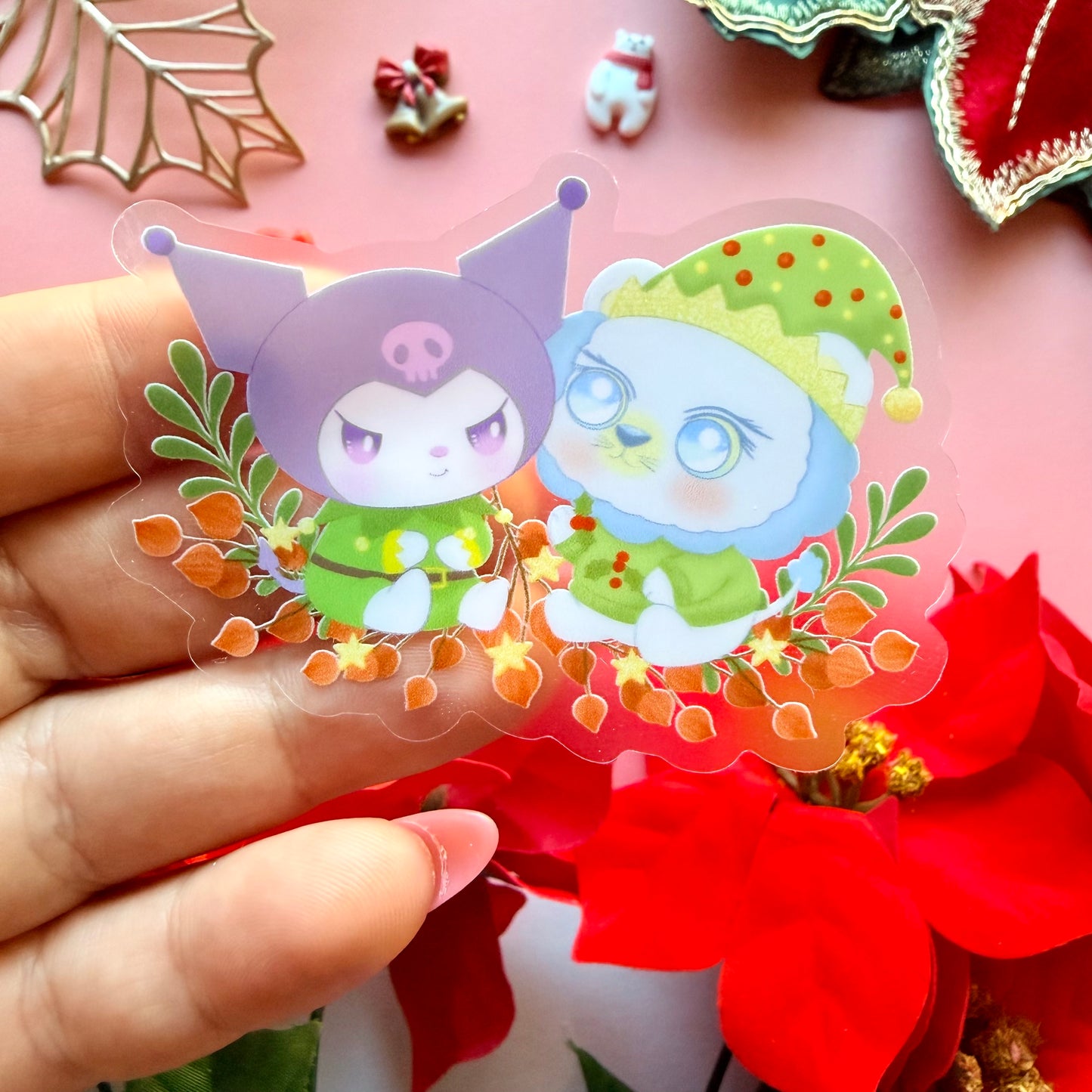 ROARY ELF CHRISTMAS STICKER