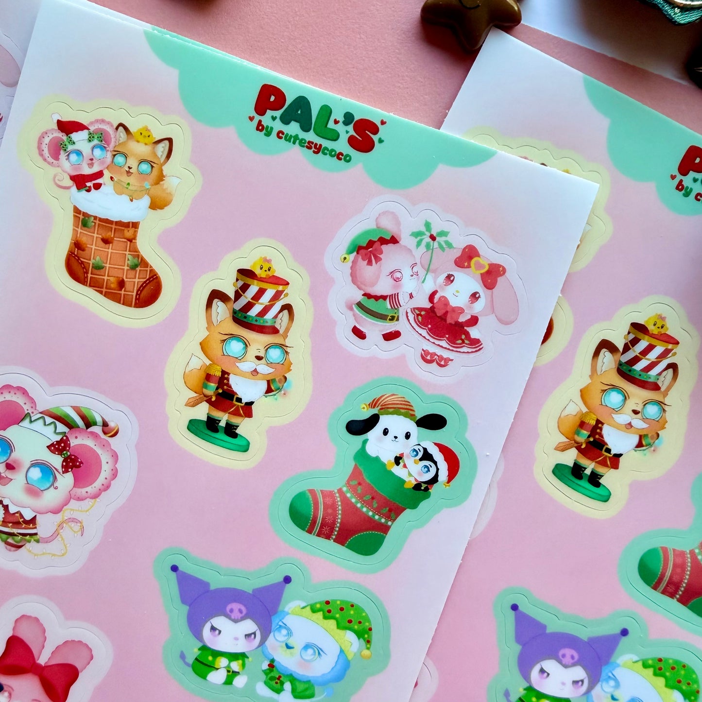 PAL'S CHRISTMAS STICKERS