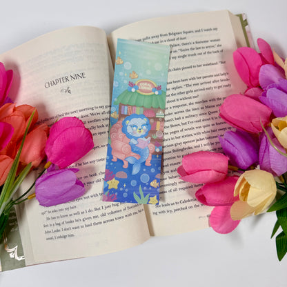 Magical Ocean Pals Bookmark Set | Cute Mermaid Bookmarks | Kawaii Reading Accessories | Double-Sided Bookmarks