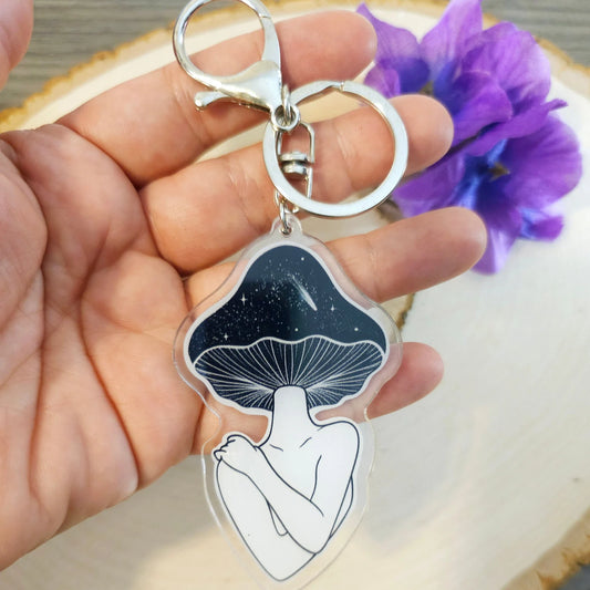 Mushroom keychains